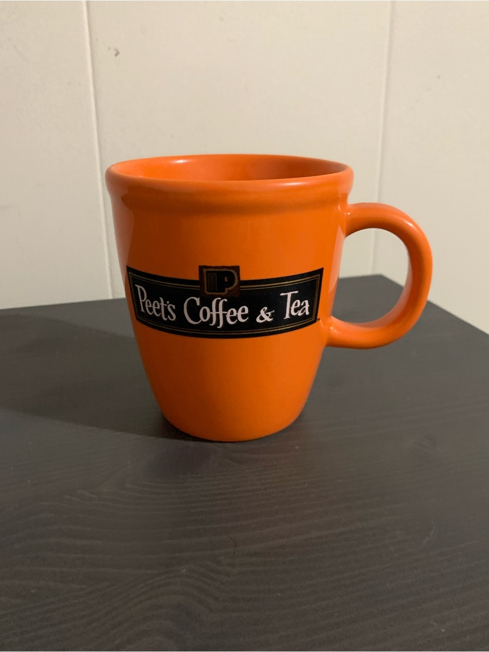 Bodum Orange Ceramic Peet's Coffee & Tea Mug
